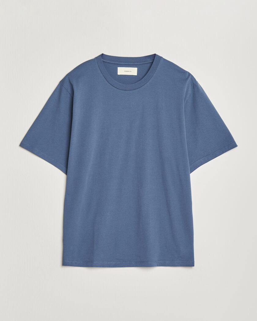 Jeanerica Delon Crew Neck T-Shirt Blue – Blau