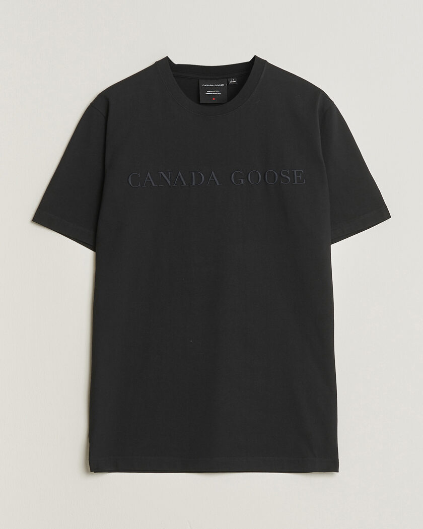 Canada Goose Vantage Wordmark T-Shirt Black – Schwarz