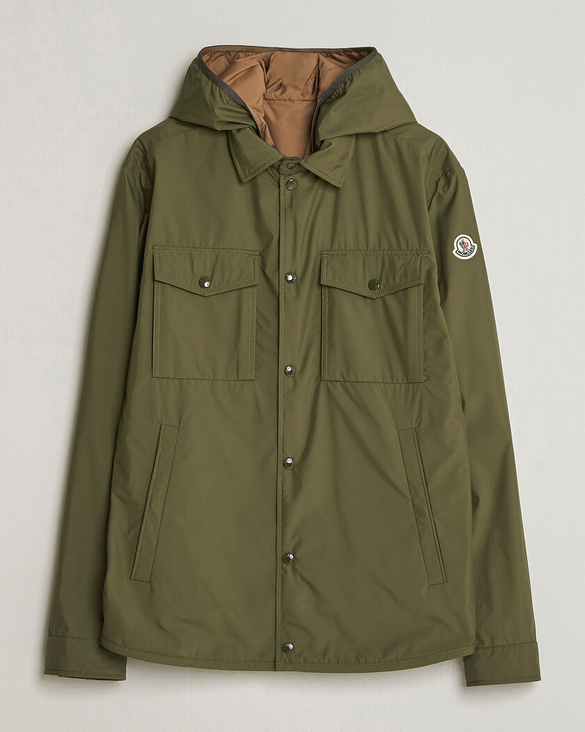 Moncler Chirano Shirt Jacket Military – Grün