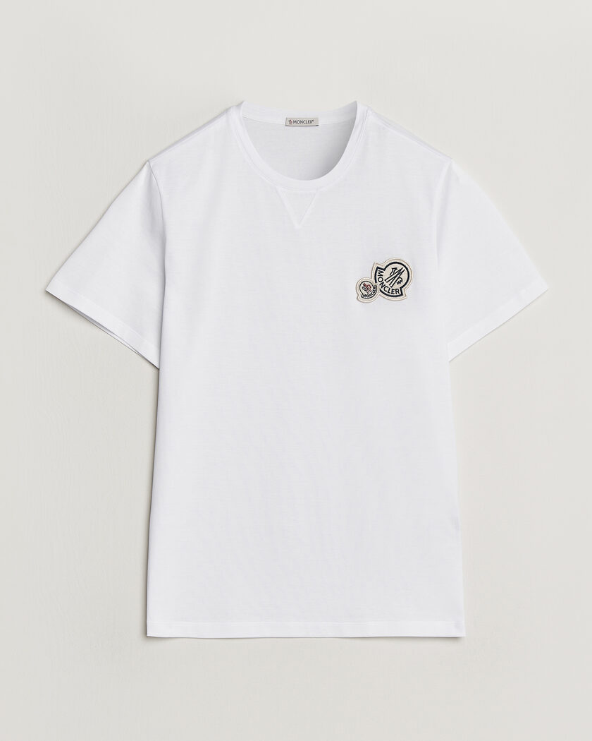 Moncler Double Logo T-Shirt White – Weiß