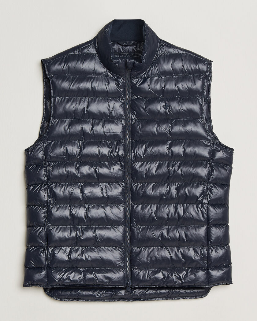 Morris Norfolk Liner Vest Glossy Navy – Blau