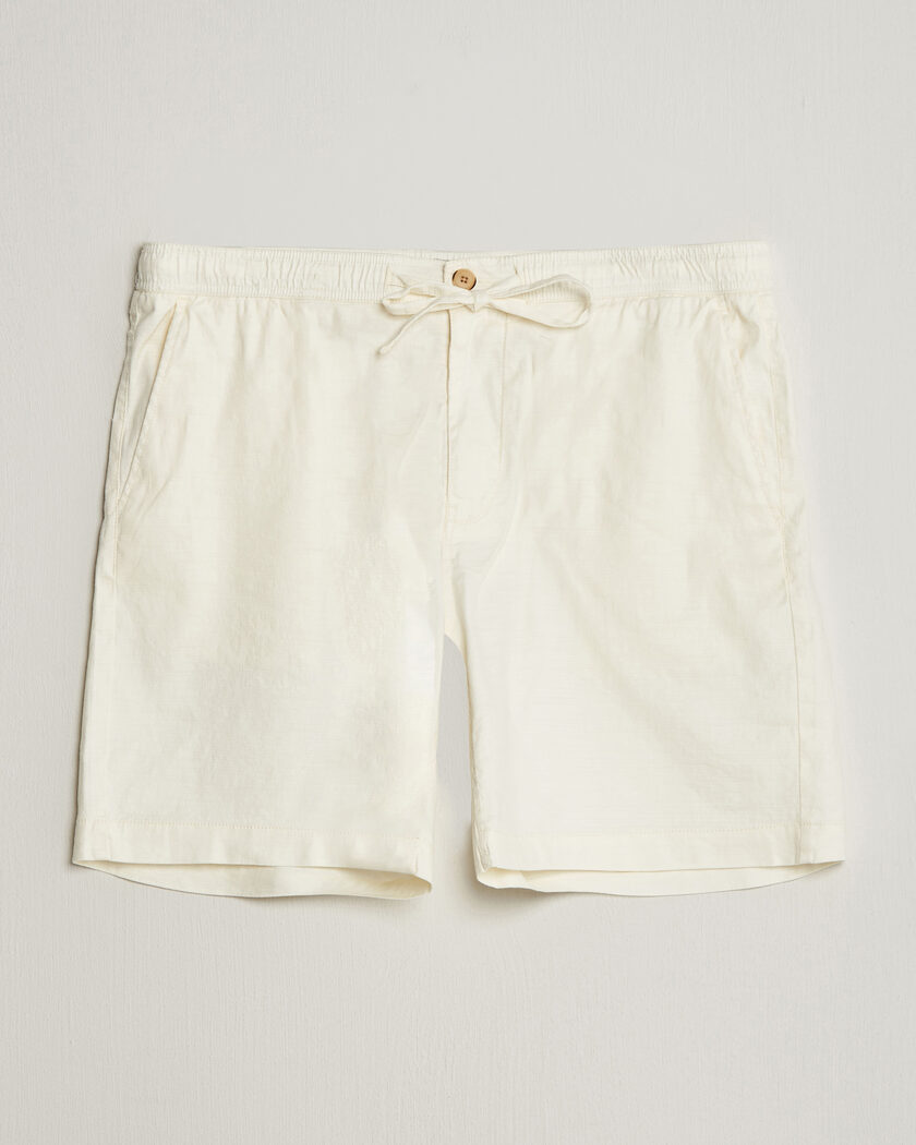 Morris Fenix Linen Shorts Off White – Weiß