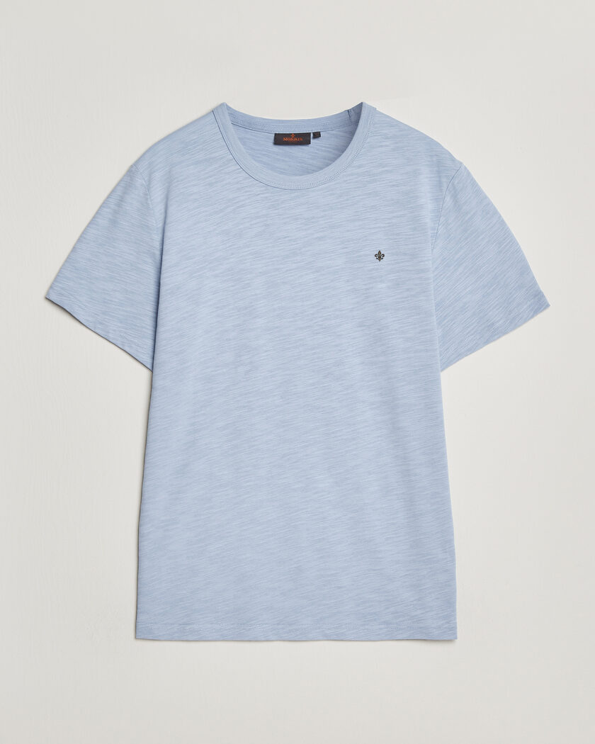 Morris Watson Slub T-Shirt Light Blue – Blau