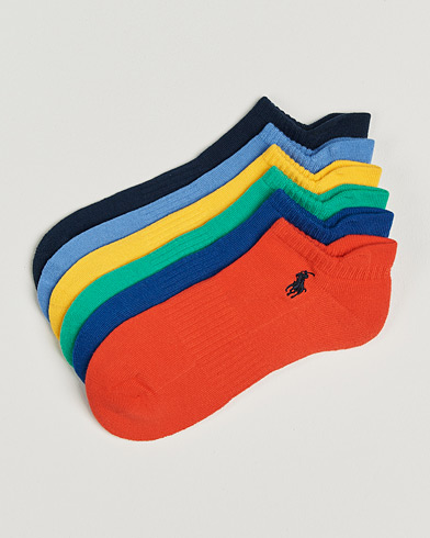 Polo Ralph Lauren 6-Pack Sneaker Sock Multi – Mehrfarbig