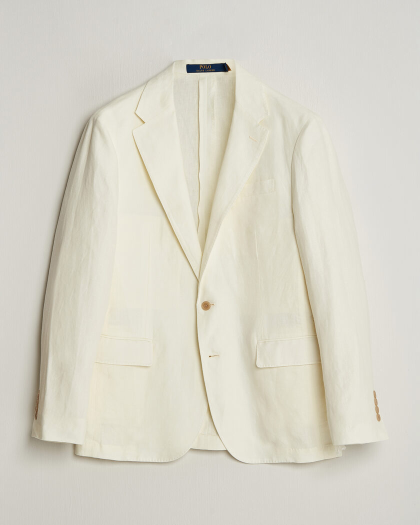Polo Ralph Lauren Linen Sportcoat Cream – Weiß