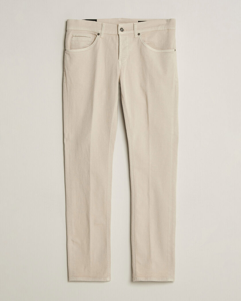Dondup George Bullstretch 5-Pocket Pants Beige – Beige