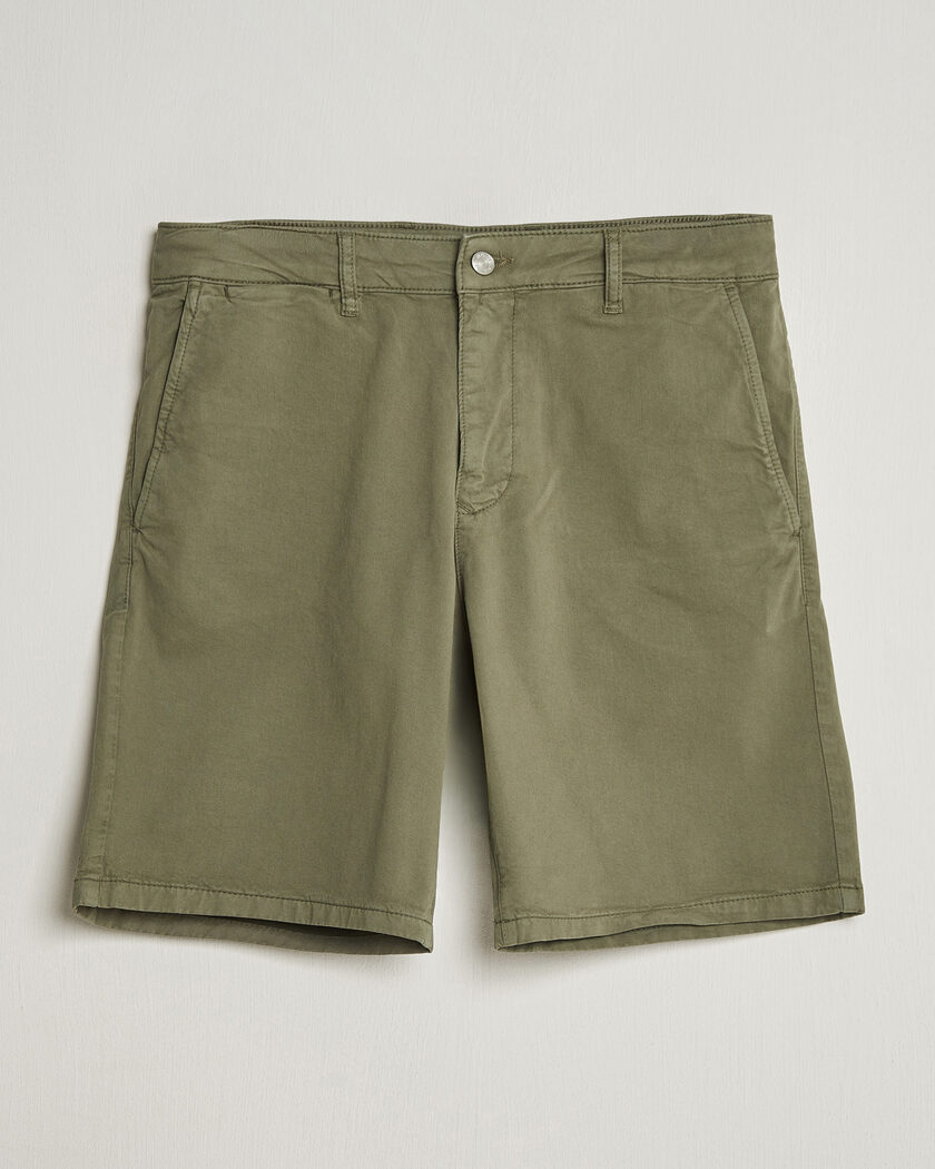 NN07 Aden Regular Fit Chino Shorts Capers Green – Grün