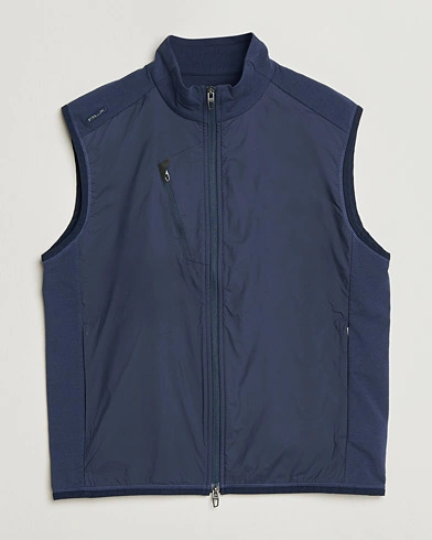 RLX Ralph Lauren Tech Terry Vest Refined Navy – Blau