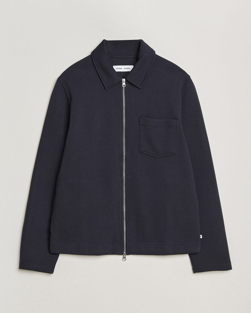 Samsøe Samsøe Hannes Full Zip Salute Navy – Blau
