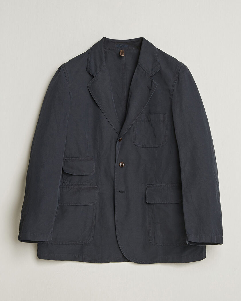 Drake's MKIV Clean Twill Games Blazer Navy – Blau