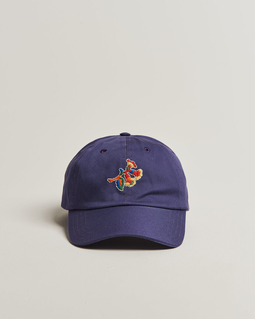 Drake's Tapisserie Twill Baseball Cap Blue – Blau