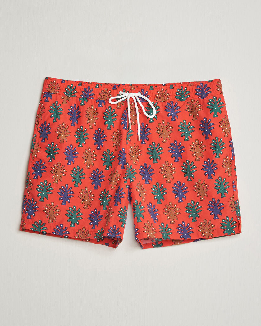 Drake's Trees Drawstring Swimshorts Tomato – Rot