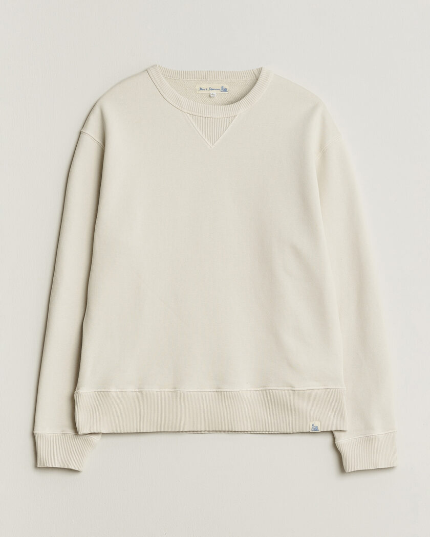 Merz b. Schwanen Classic Fit Authentic Fleece Sweatshirt Nature – Beige