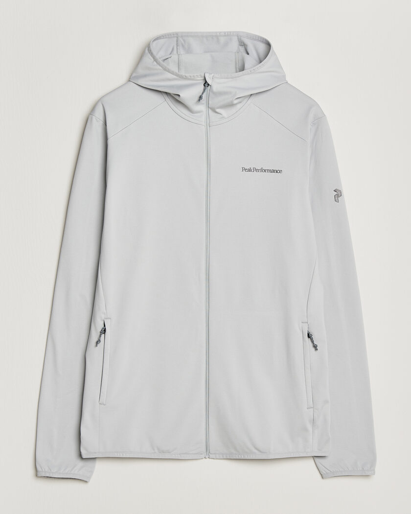 Peak Performance Light Hooded Full Zip Summit Smoke – Grau