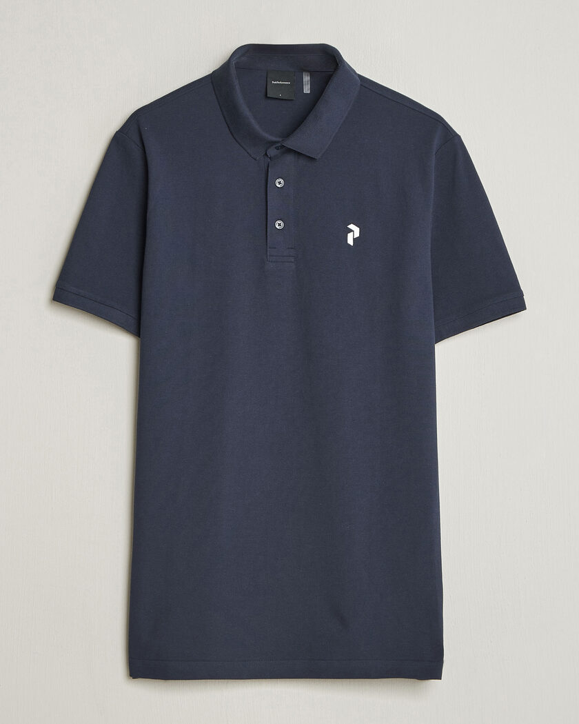 Peak Performance Classic Cotton Polo Blue Shadow – Blau