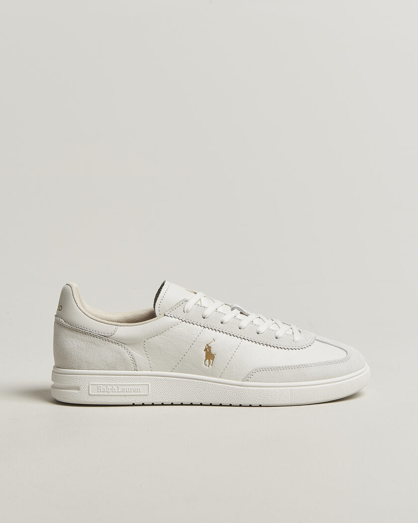 Polo Ralph Lauren Bedford Leather/Suede Sneakers Bianco – Weiß