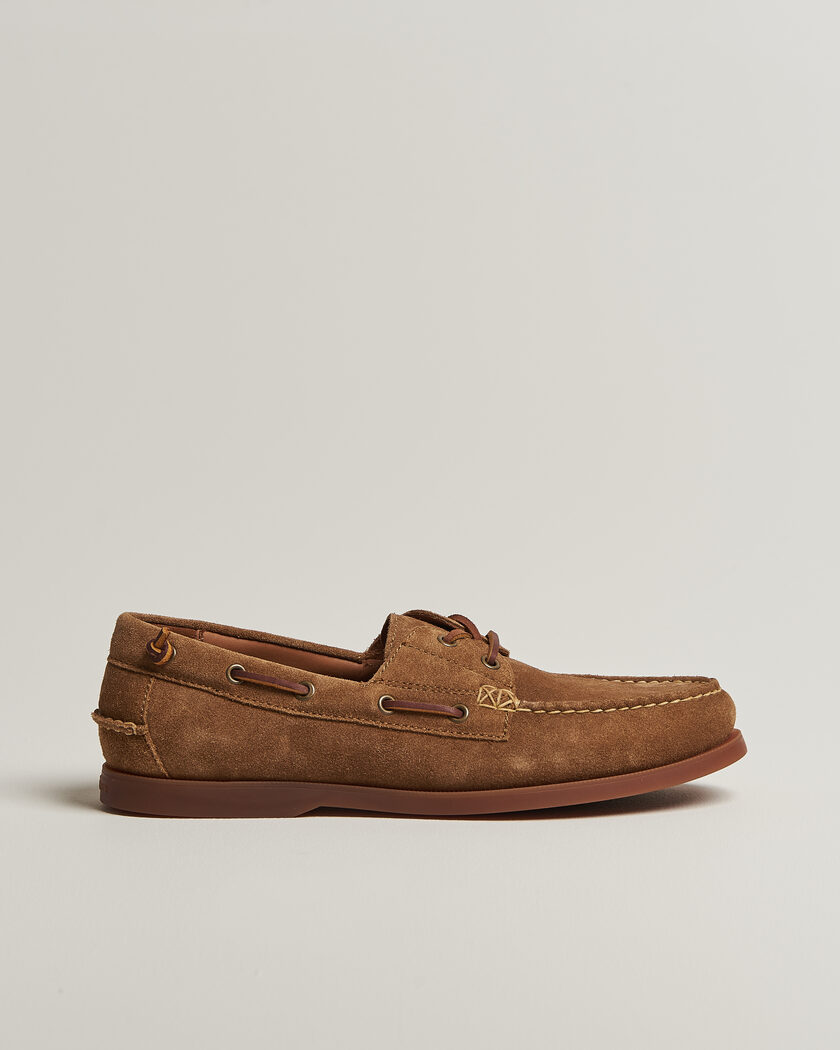 Polo Ralph Lauren Merton Suede Boat Shoe Desert Tan – Braun