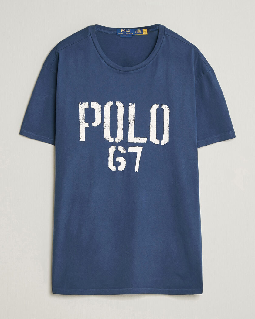 Polo Ralph Lauren Jersey Logo T-Shirt Dark Cobalt – Blau