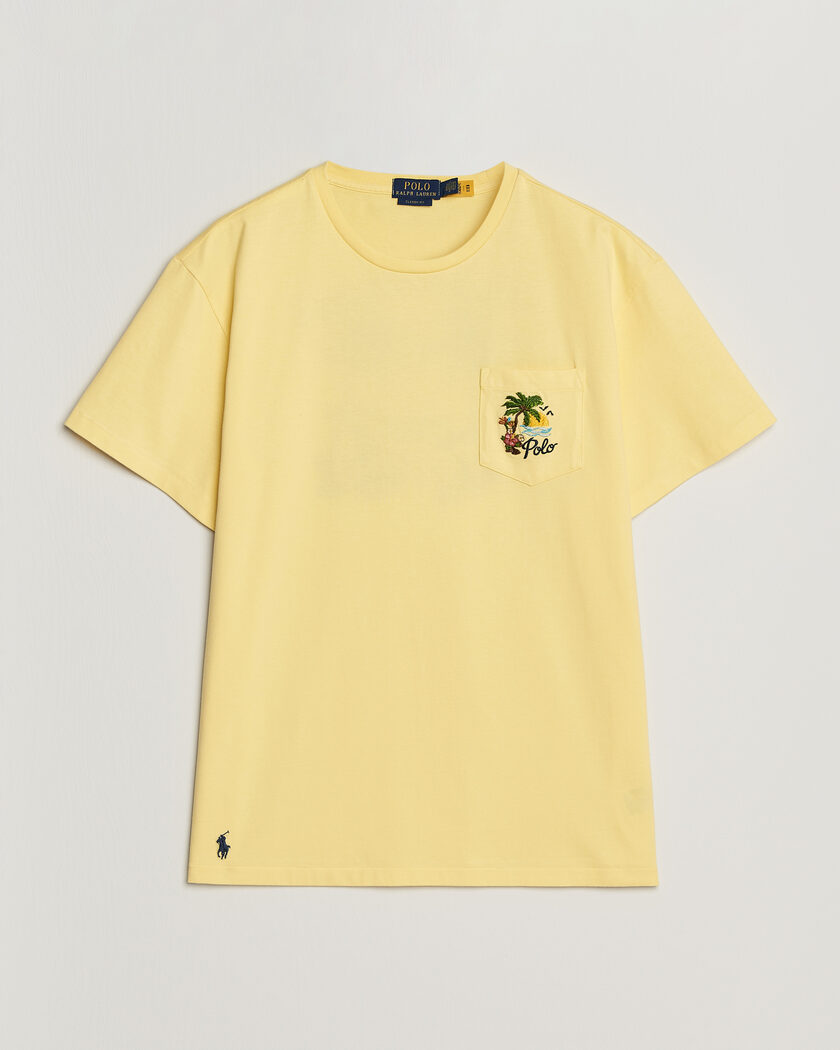Polo Ralph Lauren Jersey Printed T-Shirt Resort Gold – Gelb