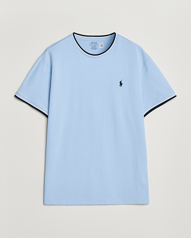 Polo Ralph Lauren Mesh Polo T-Shirt Office Blue – Blau
