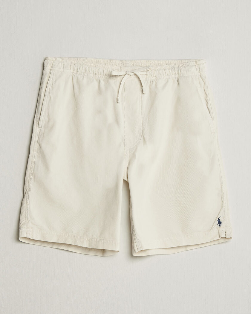 Polo Ralph Lauren Wale Cord Shorts Warm Cream – Weiß