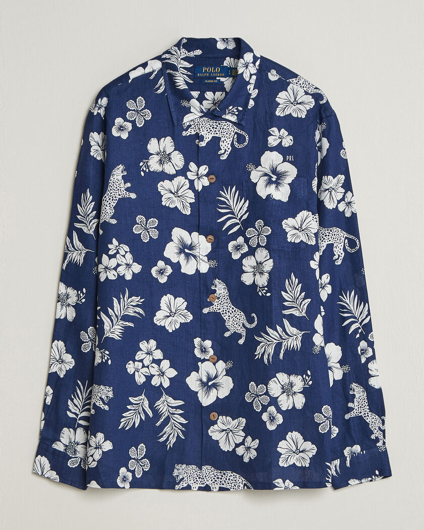 Polo Ralph Lauren Jaguar Camp Shirt Tropical – Blau