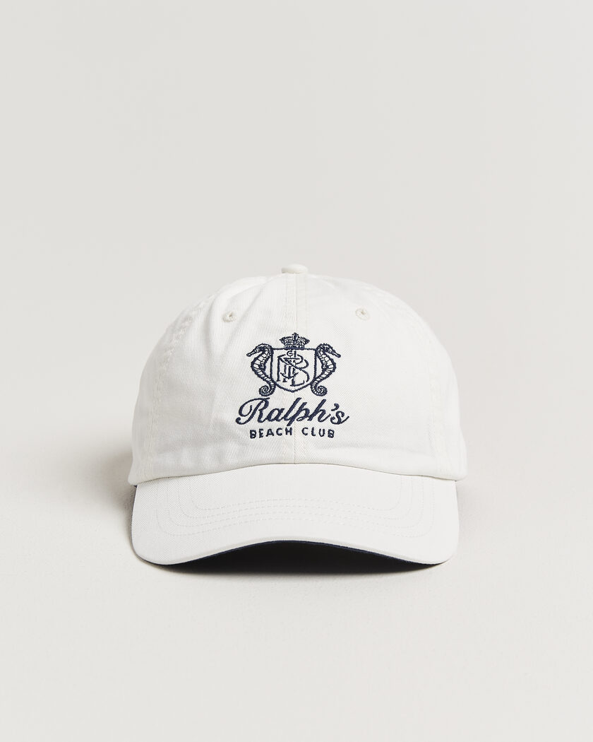 Polo Ralph Lauren Ralph's Beach Club Cap Clubhouse Cream – Weiß