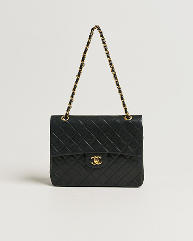 Chanel Pre-Owned Classic Double Flap Small Lamskin Black – Schwarz