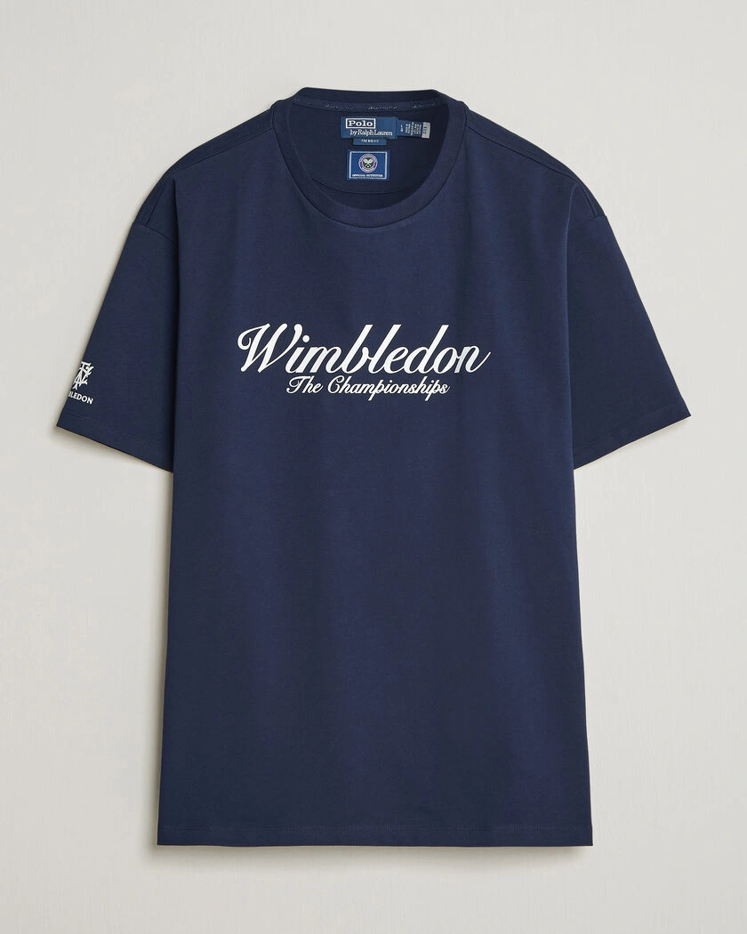 Polo Ralph Lauren Wimbledon Championship Tee Refined Navy – Blau