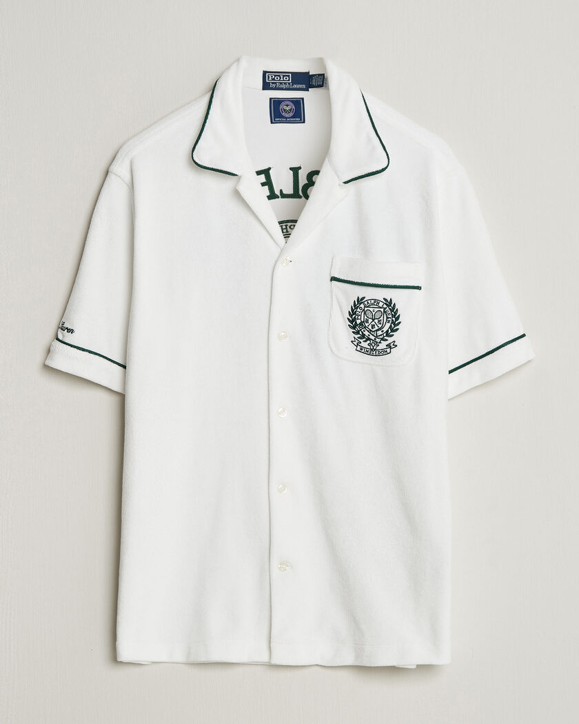 Polo Ralph Lauren Terry Short Sleeve Shirt White – Weiß