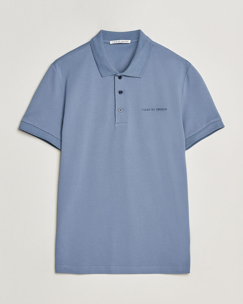 Tiger of Sweden Darios Polo Dull Blue – Blau