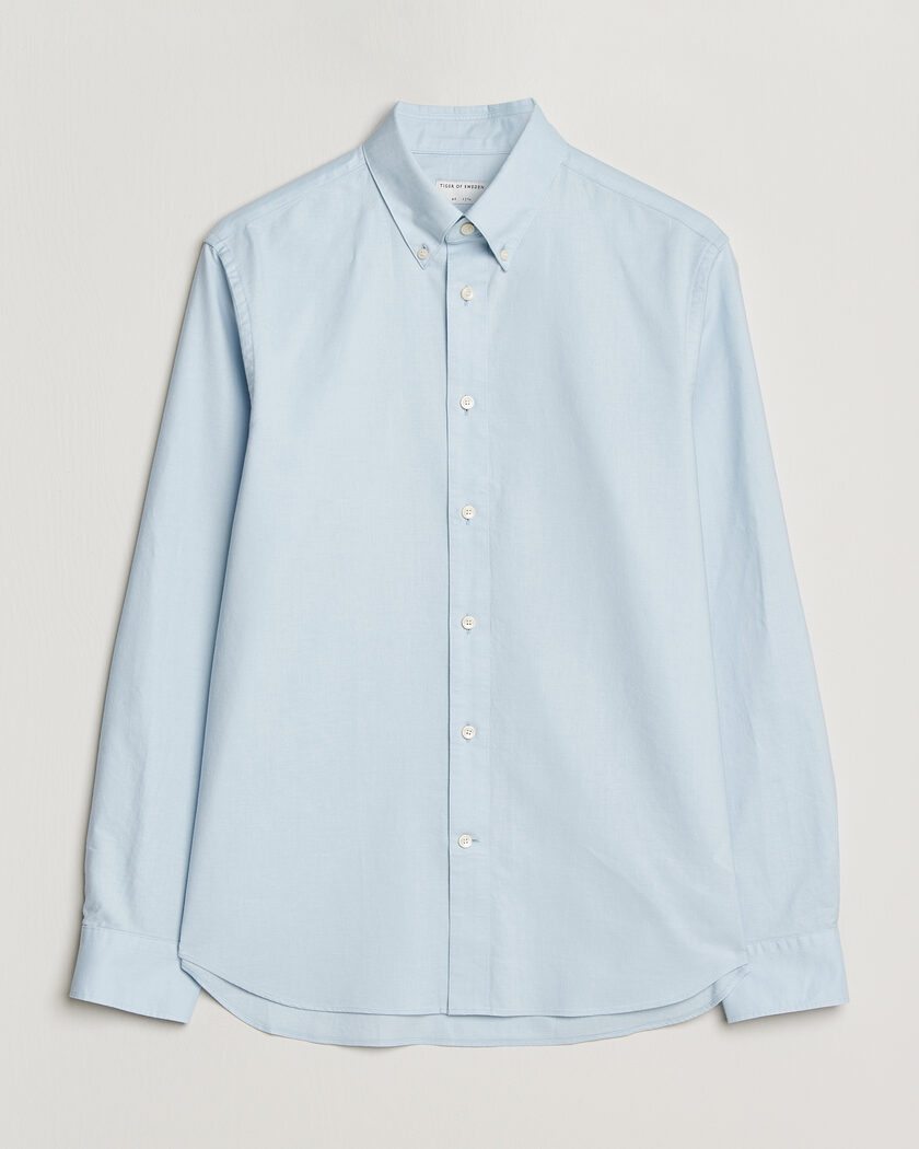 Tiger of Sweden Bjorn Oxford Shirt Light Blue – Blau