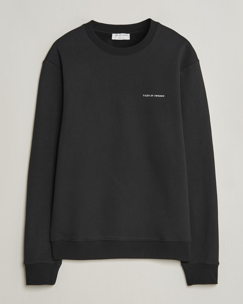 Tiger of Sweden Emerson Crew Neck Sweatshirt Black – Schwarz