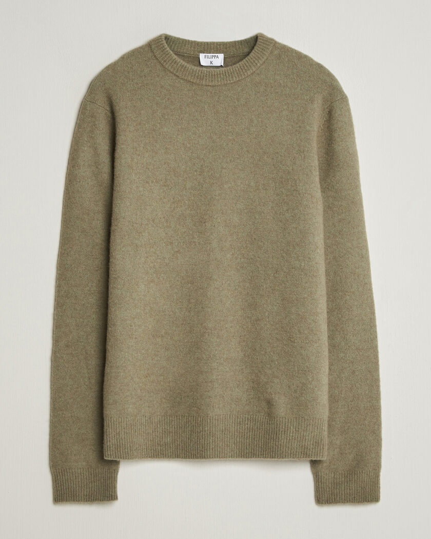 Filippa K Yak Knitted Sweater Light Green – Grün