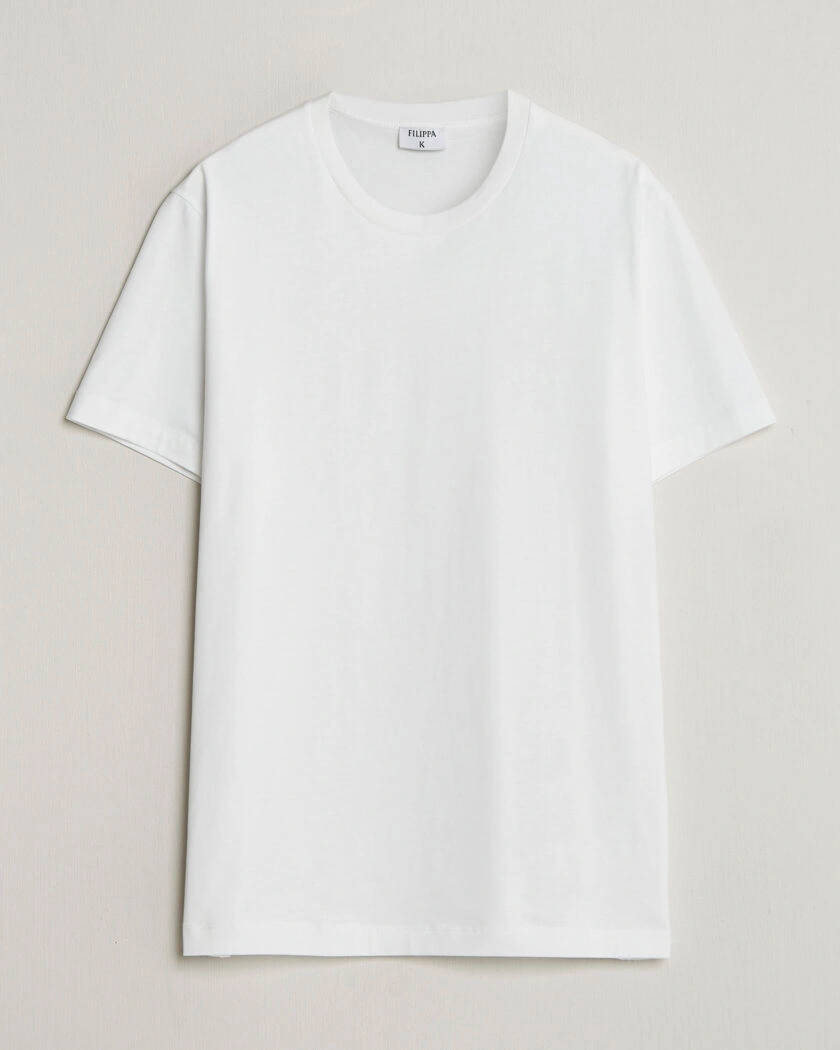 Filippa K Filip Crew Neck T-Shirt White – Weiß