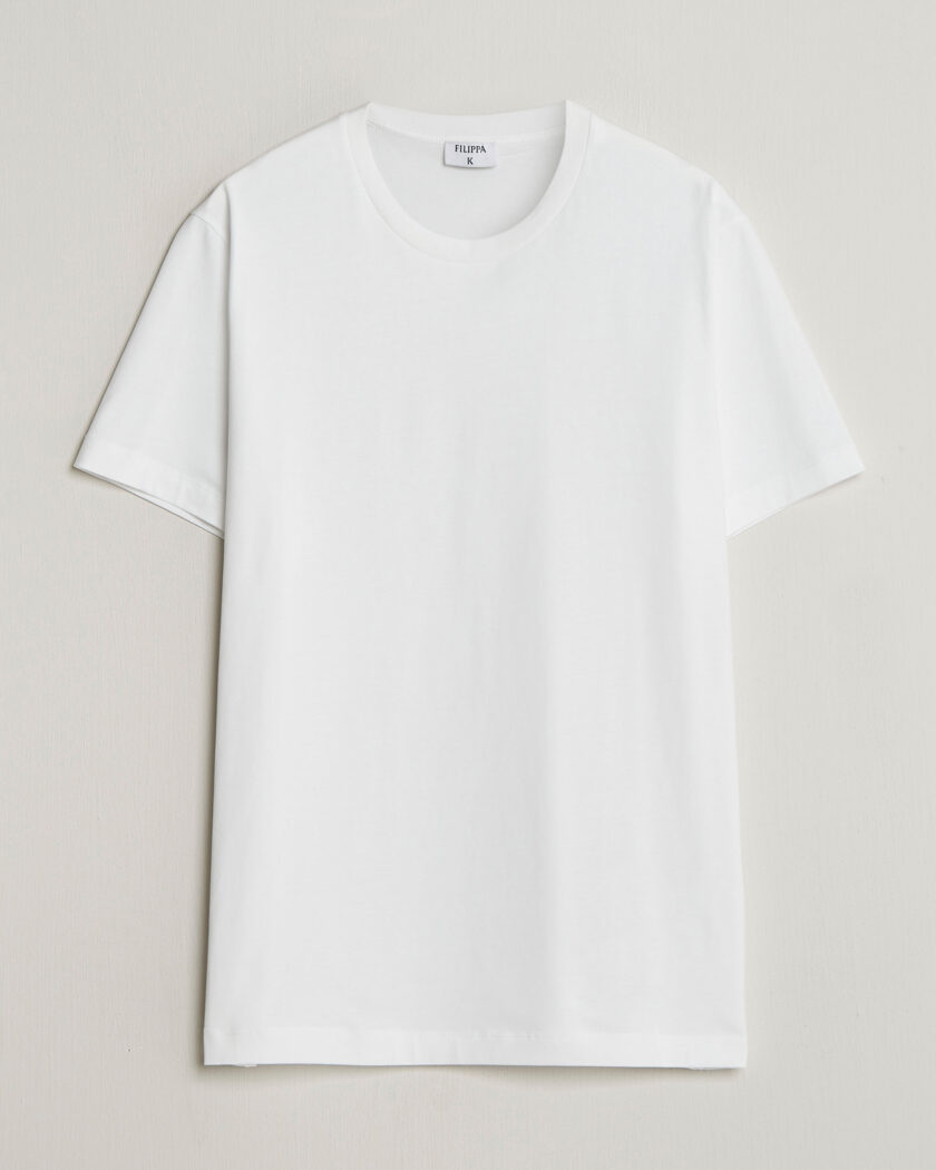 Filippa K Filip Crew Neck T-Shirt White – Weiß