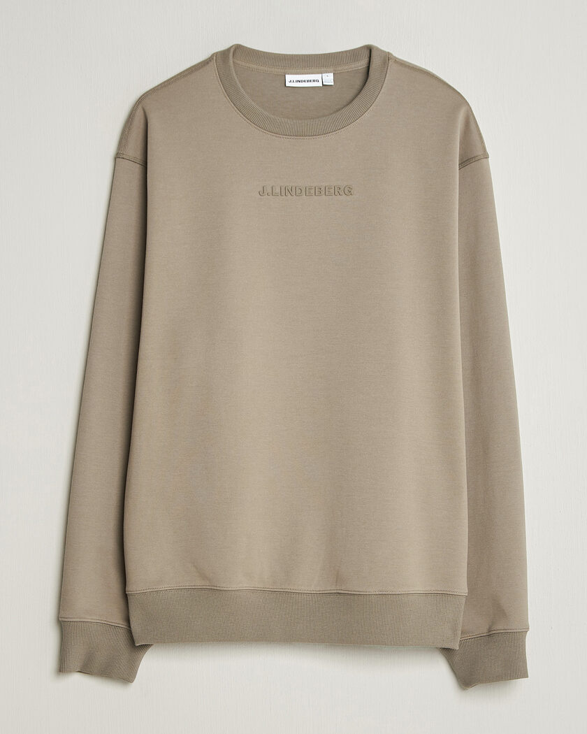J.Lindeberg Club Crew Neck Brindle – Grün