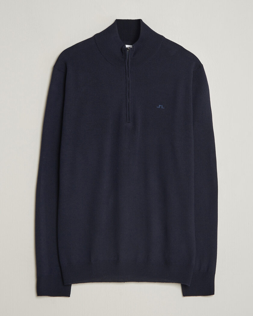 J.Lindeberg Kiyan Merino Half Zip JL Navy – Blau