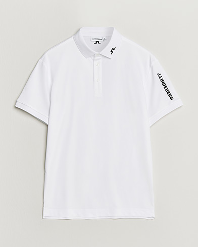 J.Lindeberg Tour Tech Polo White – Weiß