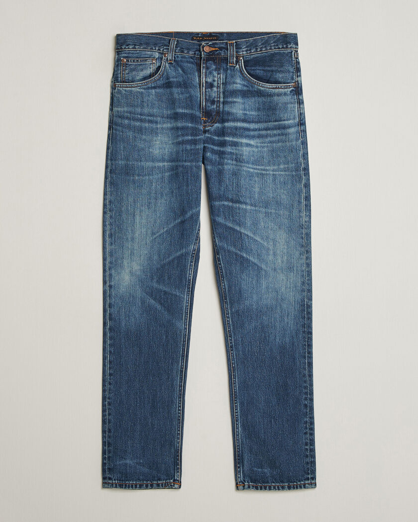 Nudie Jeans Steady Eddie II Jeans Muted Tracks – Blau