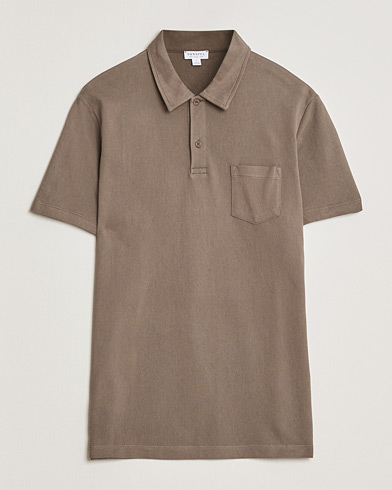 Sunspel Riviera Polo Shirt Dark Cedar – Braun