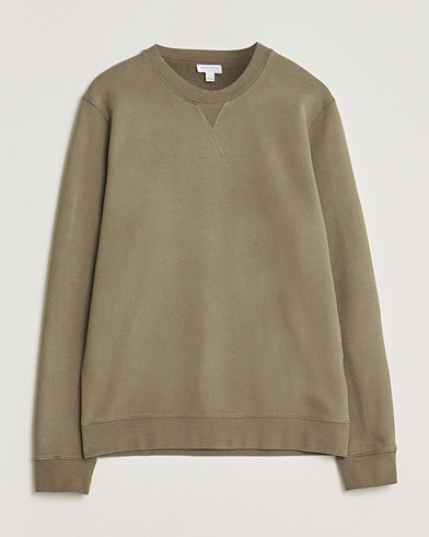 Sunspel Loopback Sweatshirt Dark Cedar – Braun