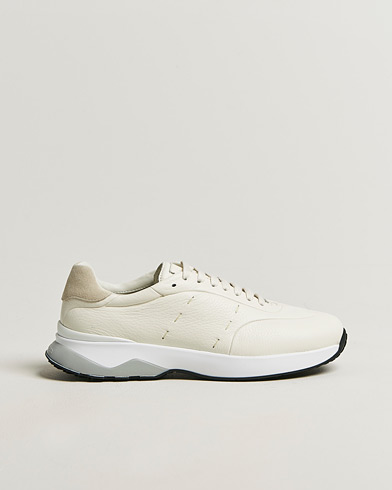 Kiton Deerskin Running Sneakers White – Weiß