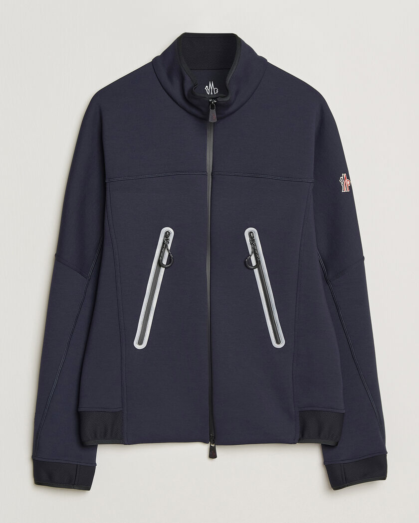 Moncler Grenoble Zip Up Cardigan Navy – Blau