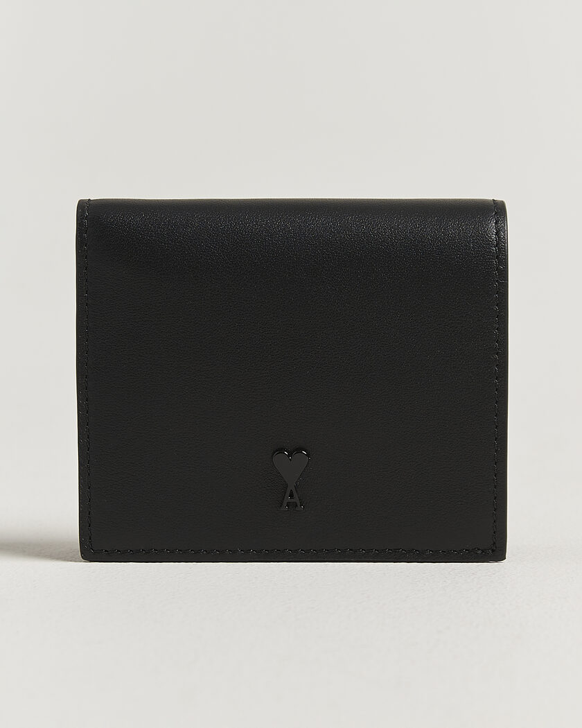 AMI Tonal Heart Logo Wallet Black – Schwarz
