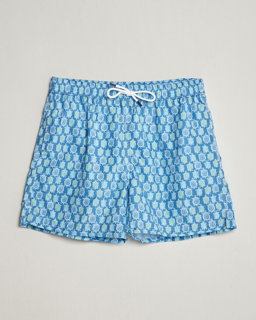 Fedeli Madeira Swim Trunk Blue Turtles – Blau