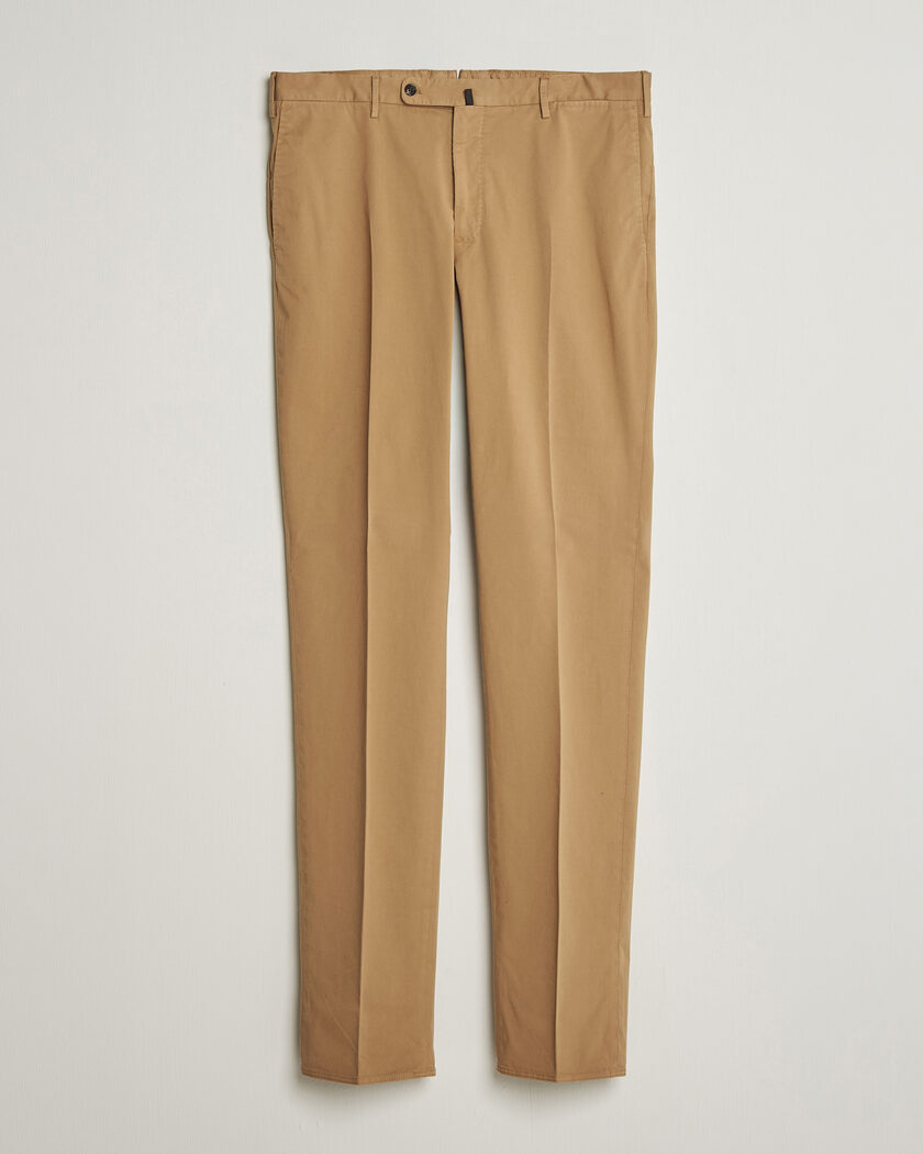 Incotex Regular Fit Comfort Chinos Khaki – Braun