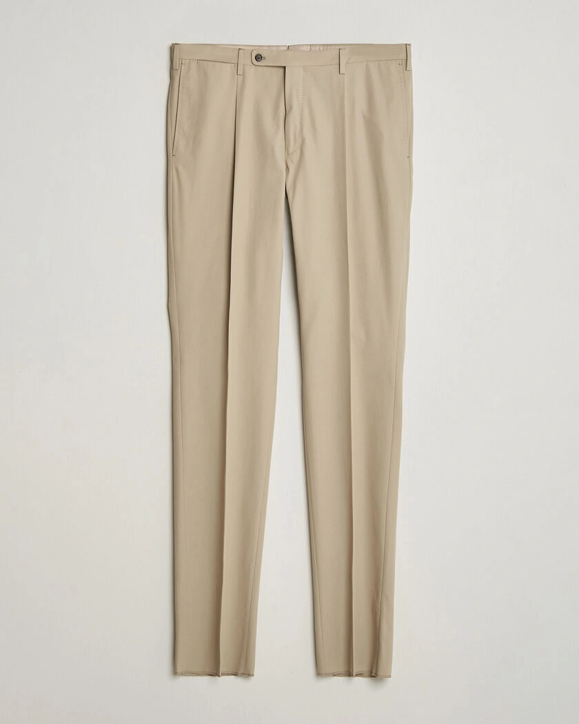 Incotex Ice Cotton Twill Pants Sand – Beige