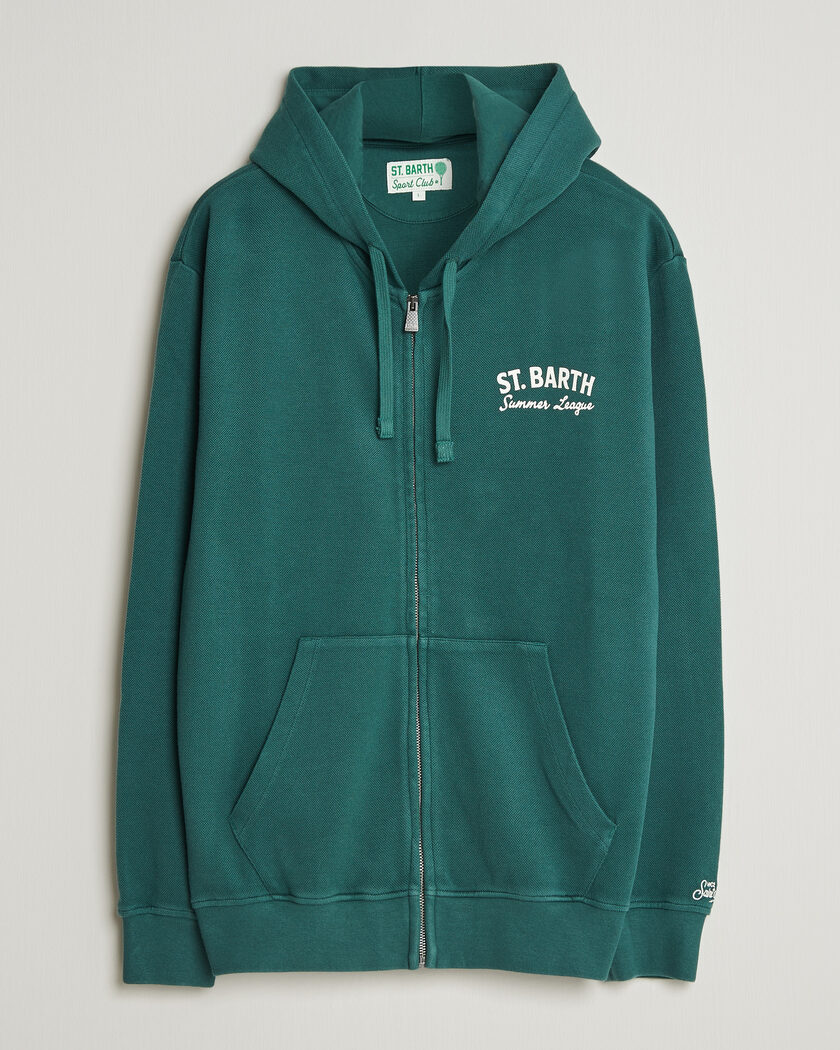 MC2 Saint Barth Back Printed Hoodie Tennis League – Grün