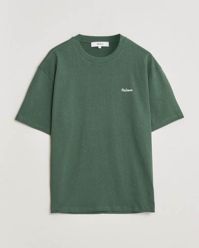 Palmes Stitch T-Shirt Dark Green – Grün
